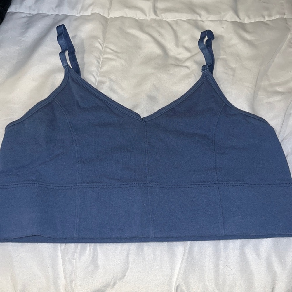 Blue bralette